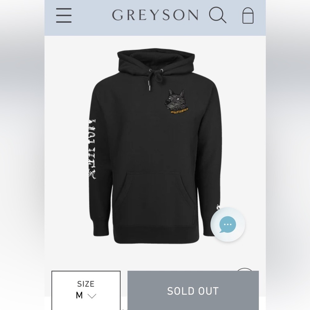 Greyson Gold Wolves Fireside Hoodie
Heavyweight HARD TO FIND Hoodie NWT Sold Out - Picture 4 of 13